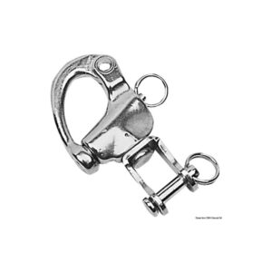 Mousqueton manille pivotante p. spi AISI 316 70 mm