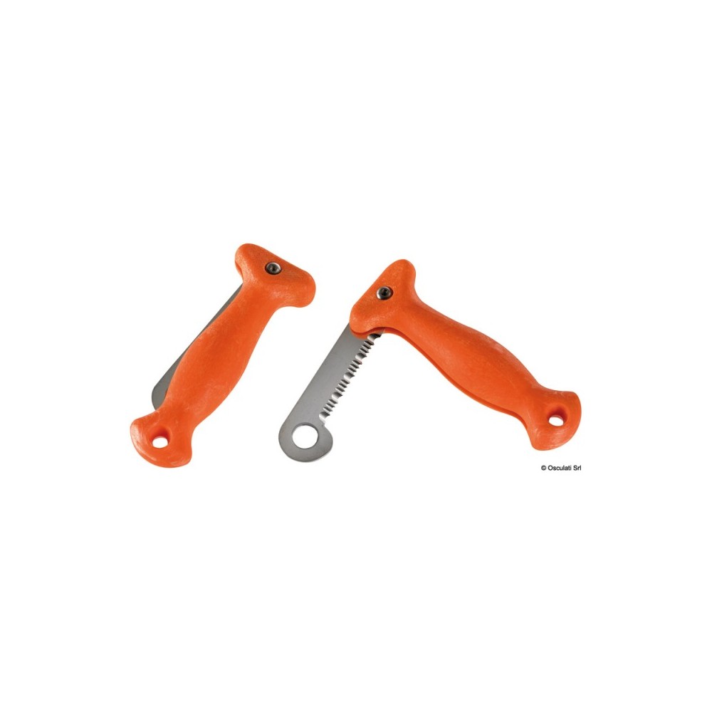 Couteau pliant pour radeaux de sauvetage