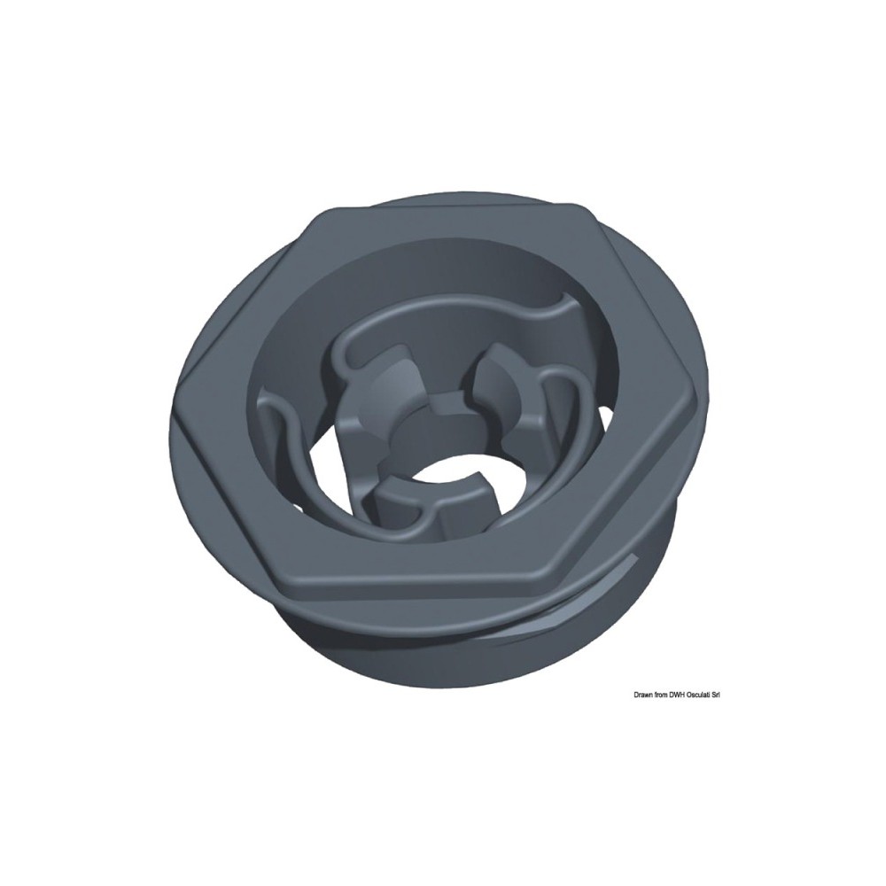 Clip auto-alignant trou 25 mm Delahousse Quick-Fit