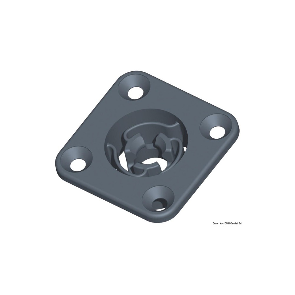 Clip auto-alignant carré trou 25 mm Delahousse Quick-Fit