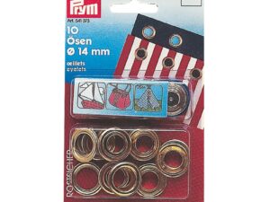N. 40 œillets en laiton 5,5 mm