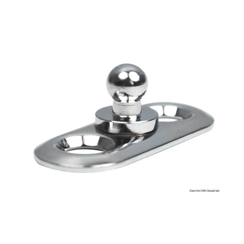 Bouton mâle Loxx + platine Blister N. 5