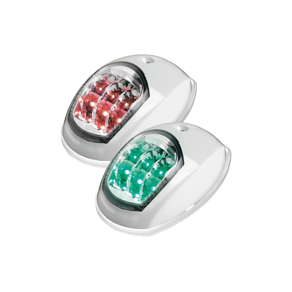 Feux navigation Evoled ABS blanc gauche + droite (Blister)