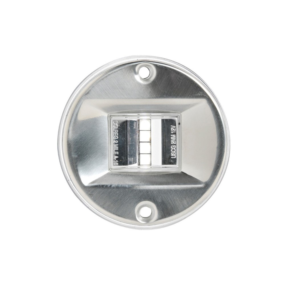 Feu navigation Evoled poupe 135° corp en inox poli