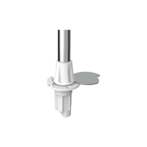 Flèche en acier inoxydable à 360 ° Evoled Flush 100 cm