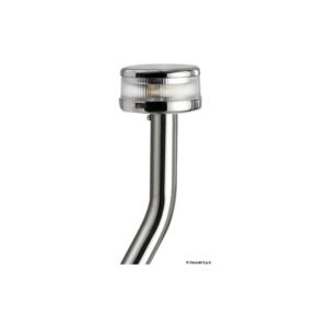 Hampe lumineuse inclinée 360° inox Evoled 120 cm