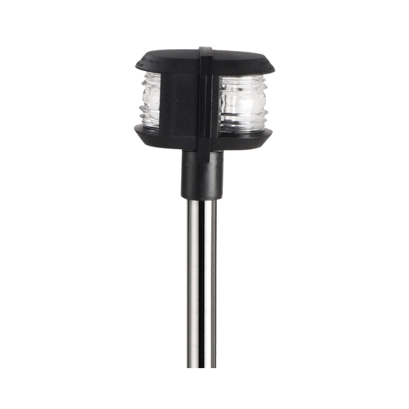 Hampe double feu en inox 60 cm