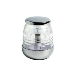 Feu tête de mât 360° base en AISI 316 85 mm 12 V