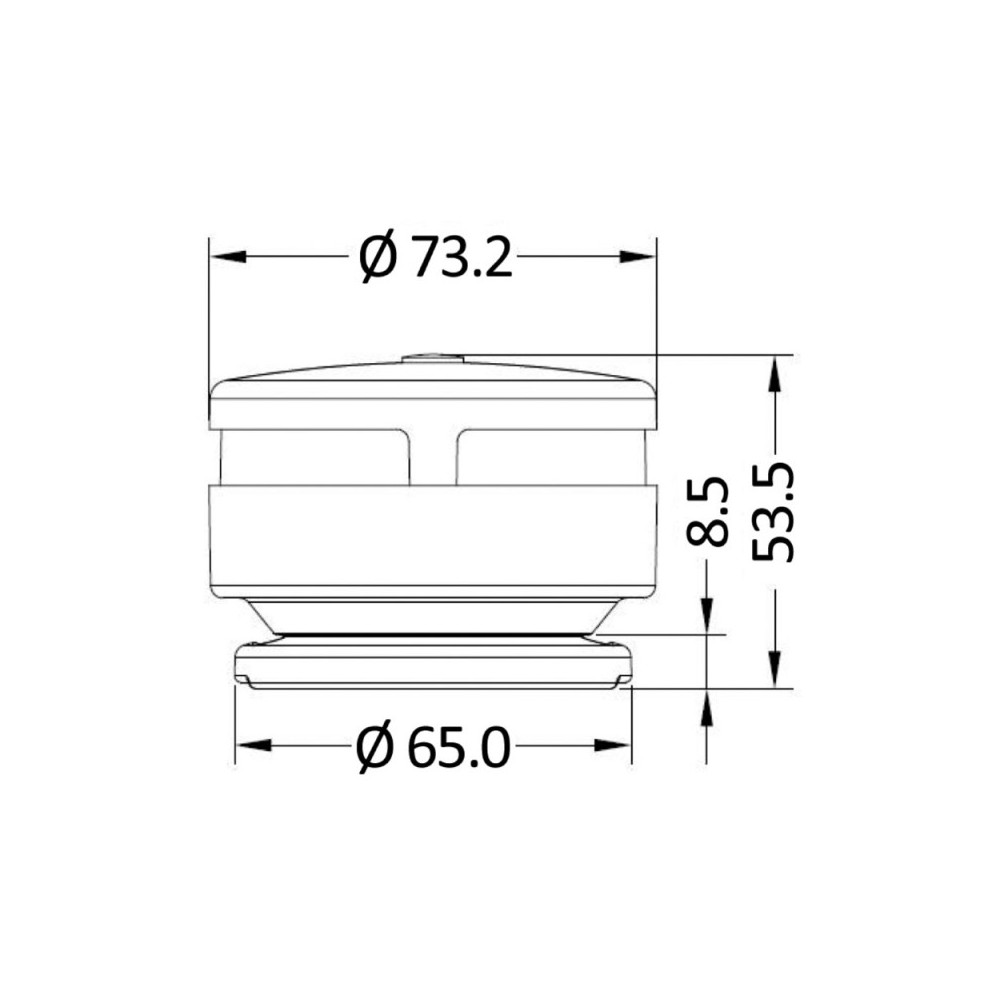 Feu de navigation 360° bicolore base magnetique – Image 4