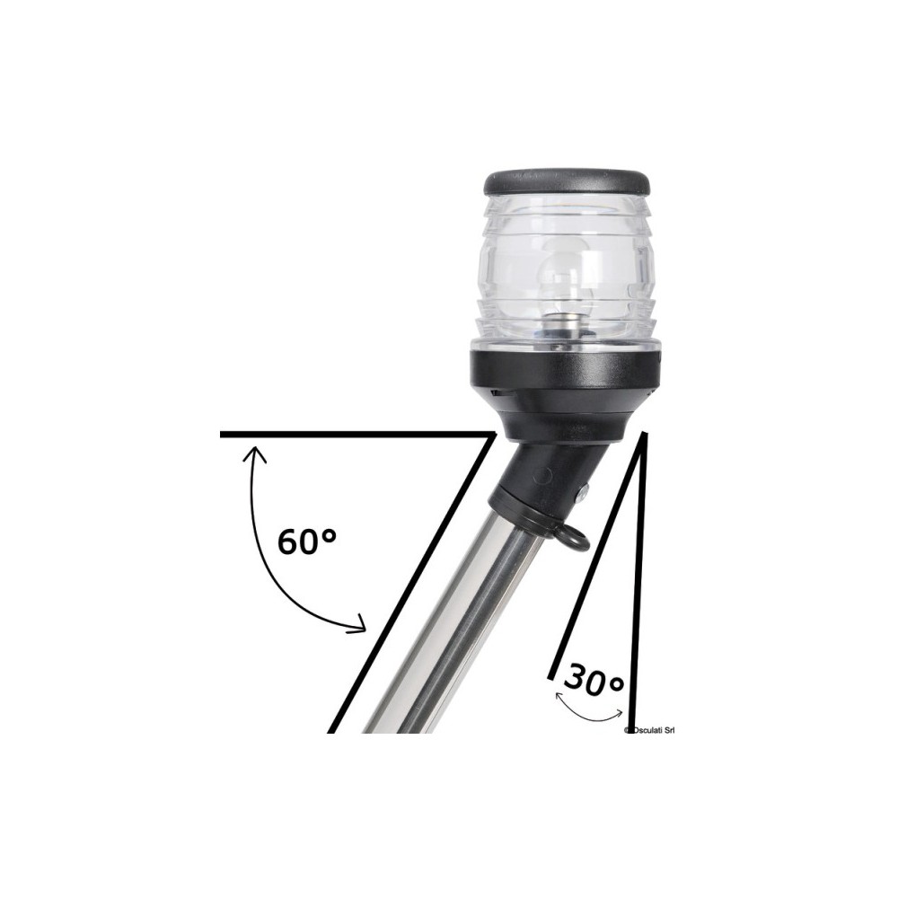 Hampe extractible 360° noir feu 30° en axe – Image 3