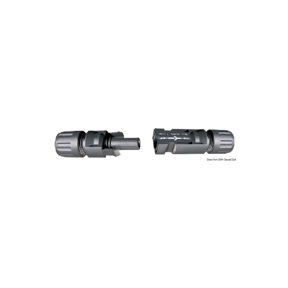 M + F connecteurs IP67 p. panneaux solaires