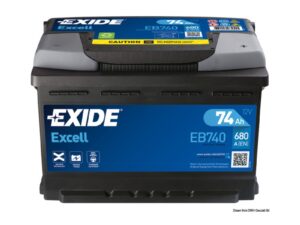 Batterie Exide Excell pour démarrage 50 Ah