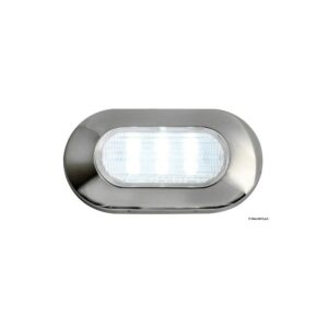 Lumière de courtoisies ovale 6 LED blanc