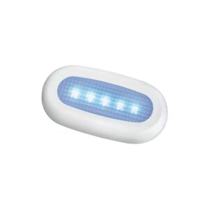 Lumière de courtoisie étanche 5 led bleu