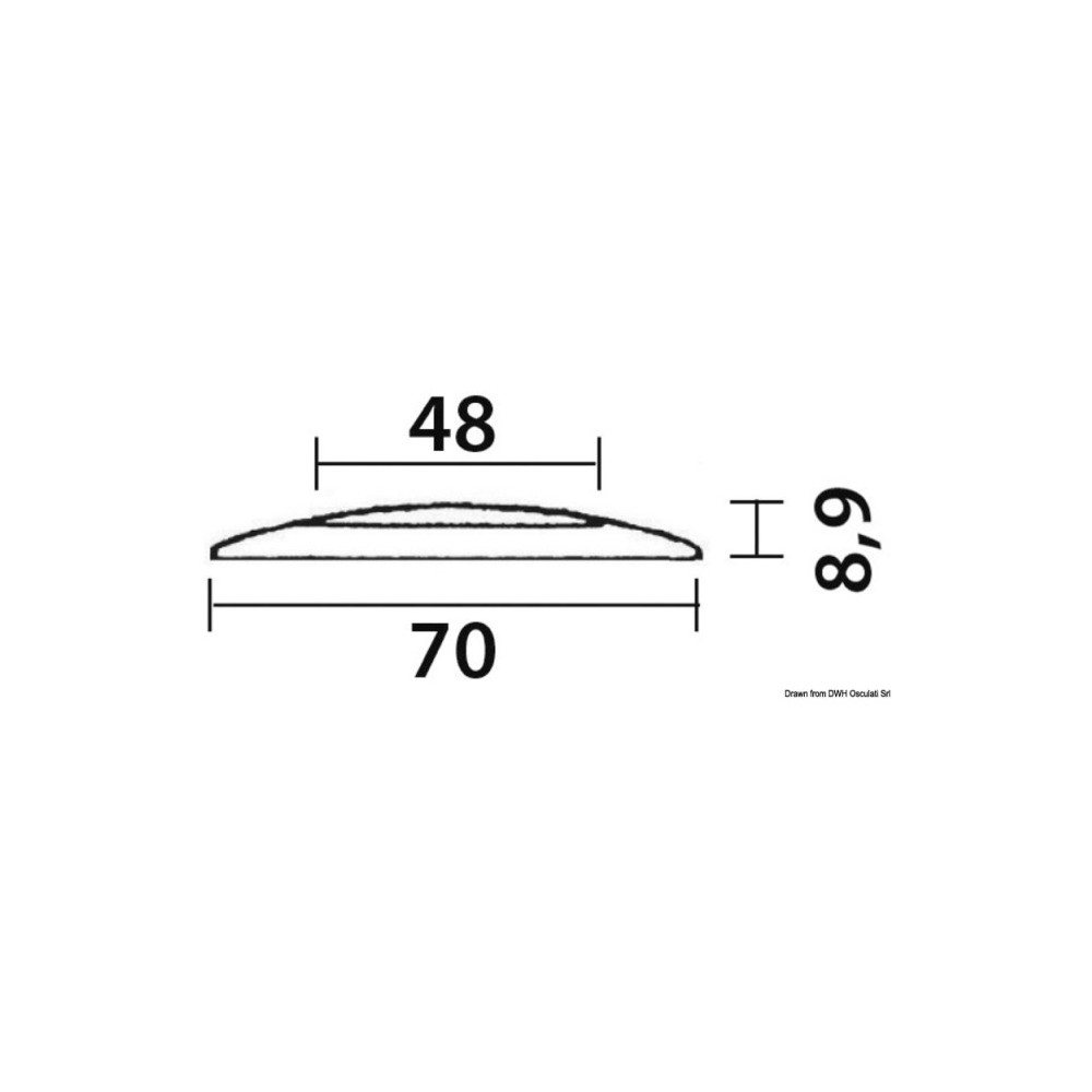 Plafonnier LED sans encaissement blanc – Image 3