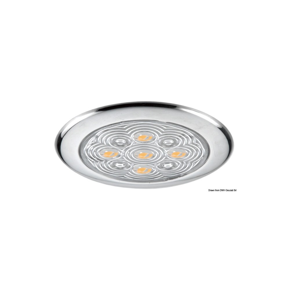 Plafonnier avec 5 LED blanc