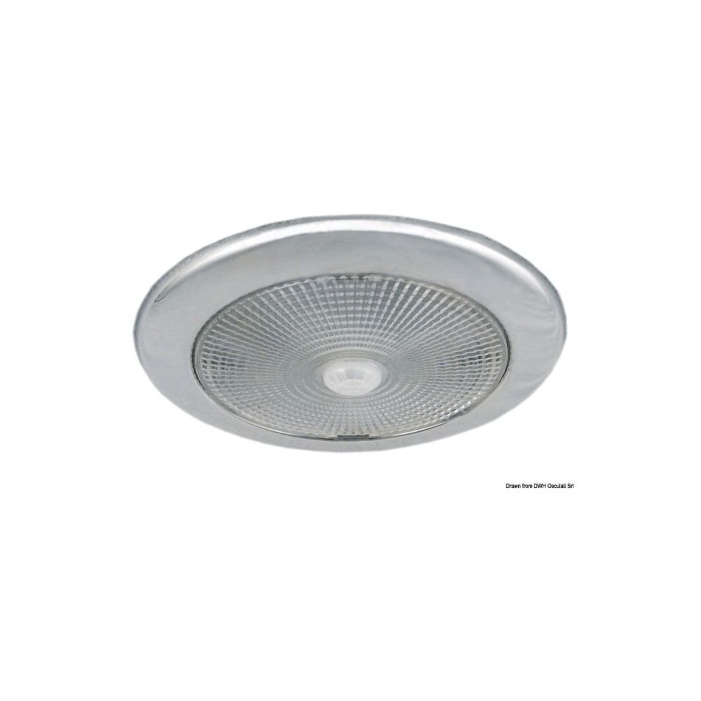 Plafonnier avec 5 LED blanc et 4 LED rouge