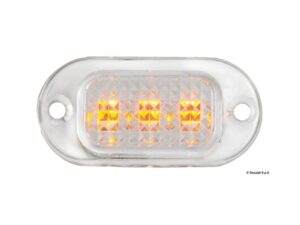 Lumière courtoisie polycarbonate avec 3 LED bleu