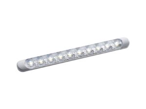 Plafonnier à LED avec interrupteur intégré 285 mm Inox AISI 316