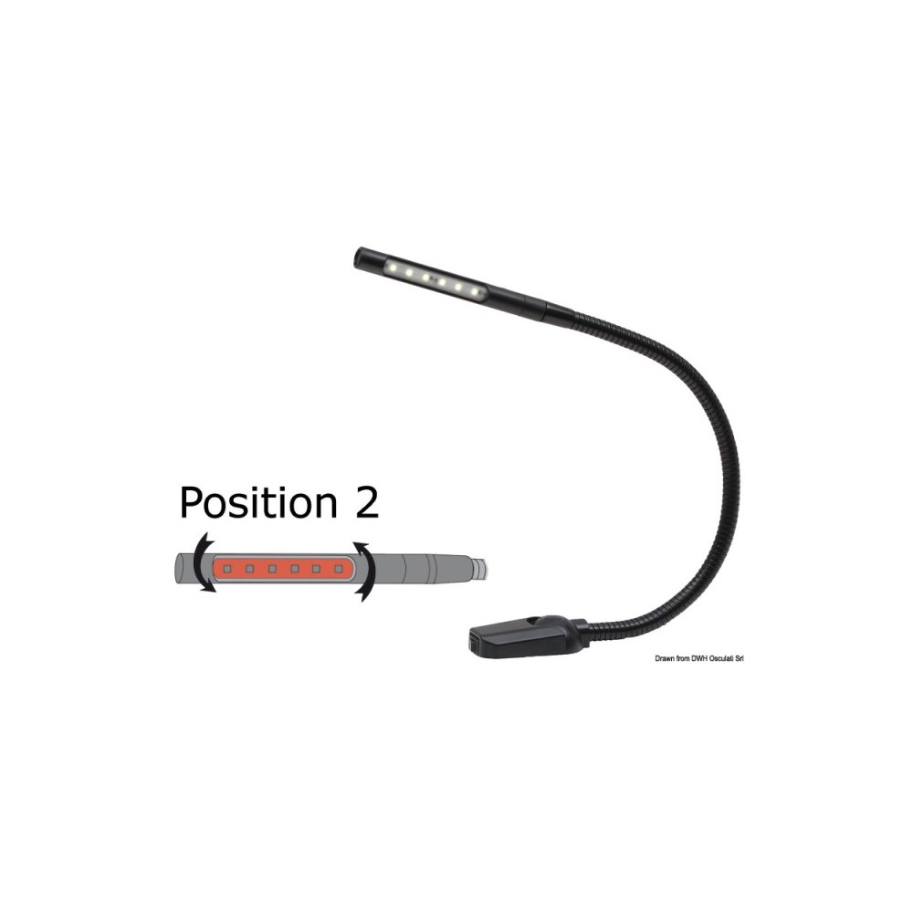 Lecteur de carte Labcraft ML à LED bras flexible