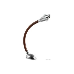 Spot 3 W revêtu de cuir marron