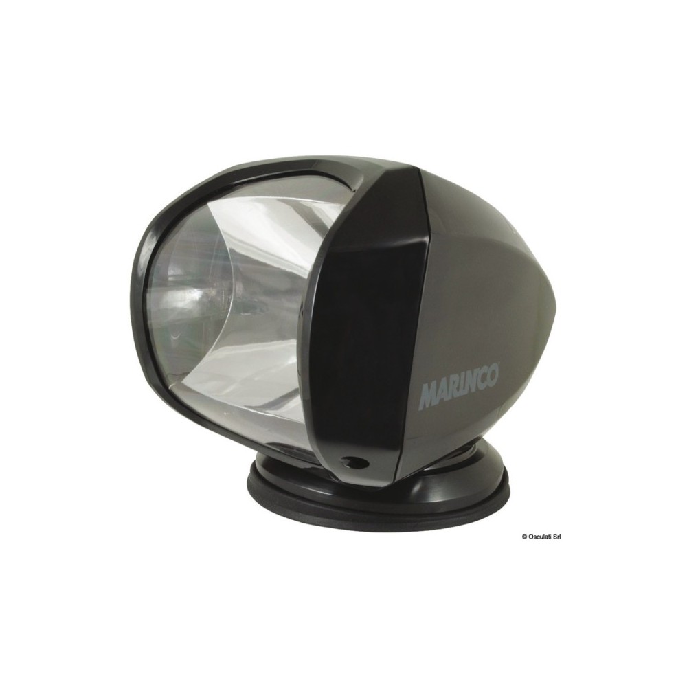 Projecteur 100 W 12V 24V noir avec télécommande SPLR-2