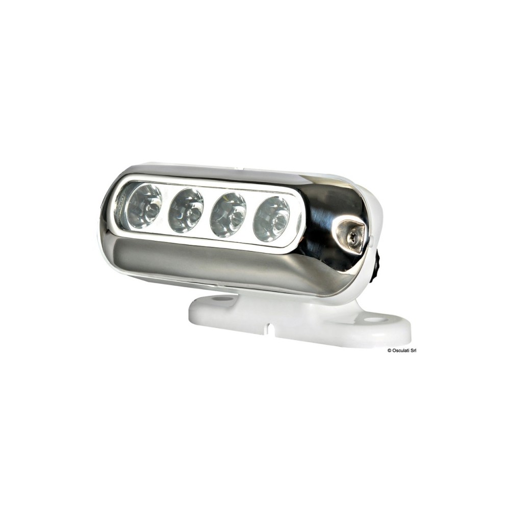 Spot à LED avec 4 LED blanc, complet