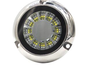Projecteur sous-marine à LED blanc+bleu 12/24 V 60 W