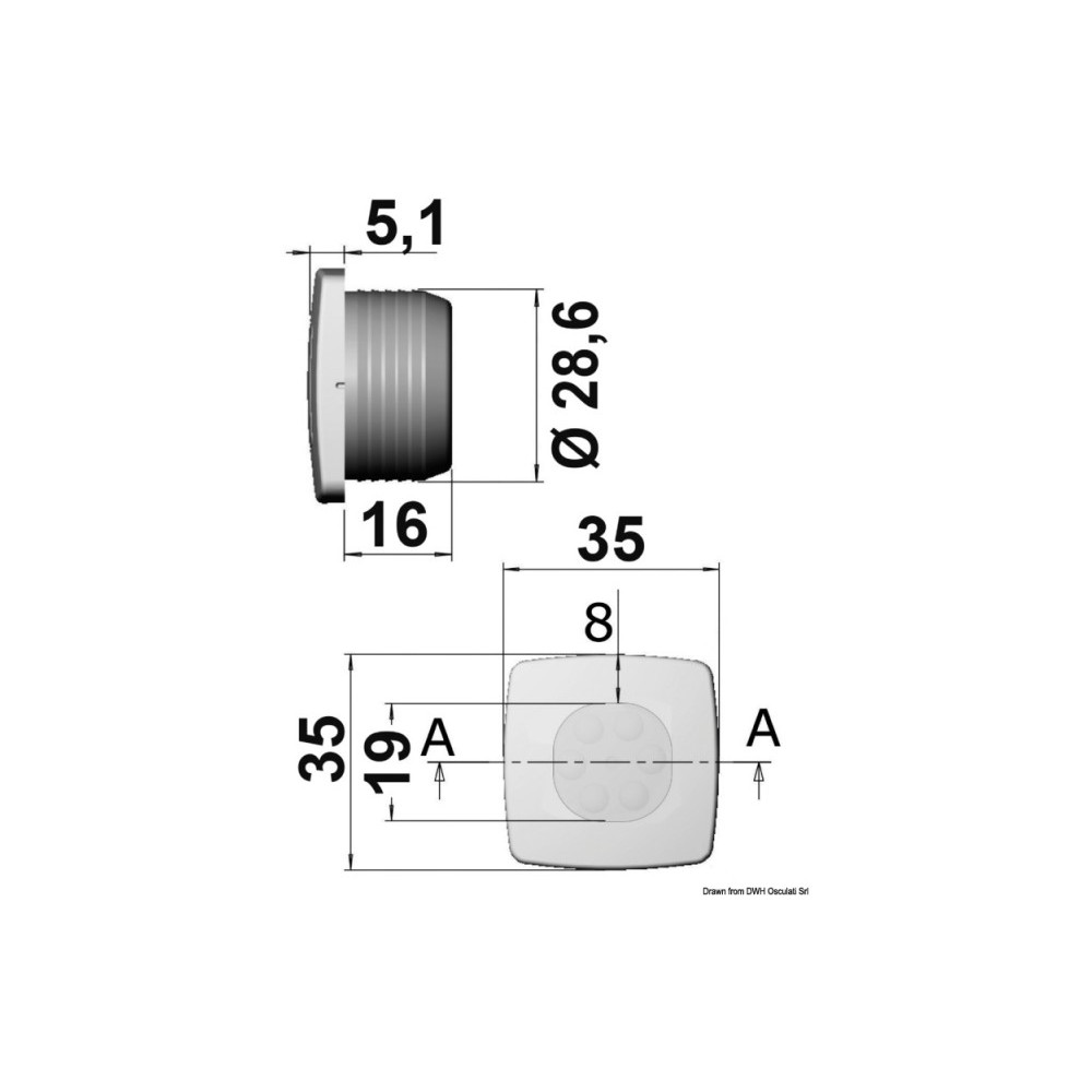 Lumière courtoisie à LED Constella 2 LED blanc – Image 2