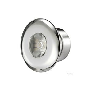 Lumière de courtoisie ronde bleue