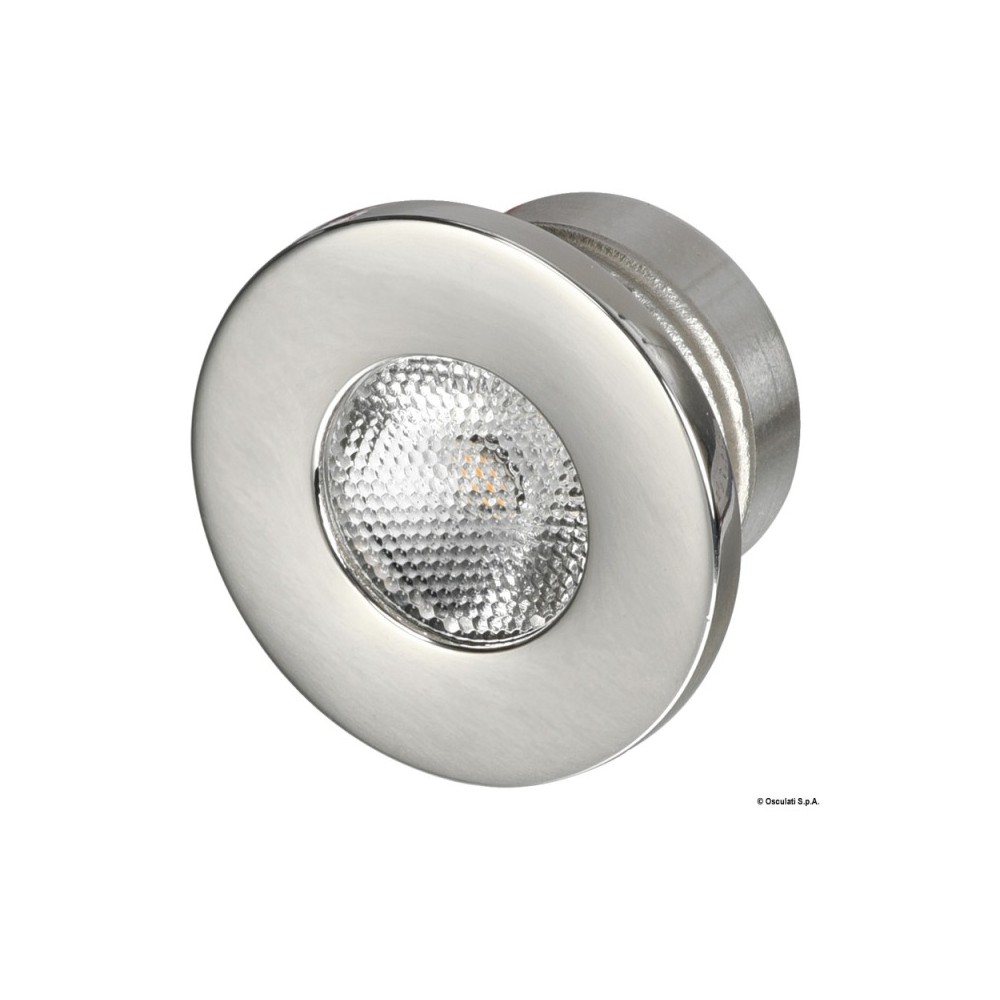 Lumière courtoisie LED à encastrer frontal blanc