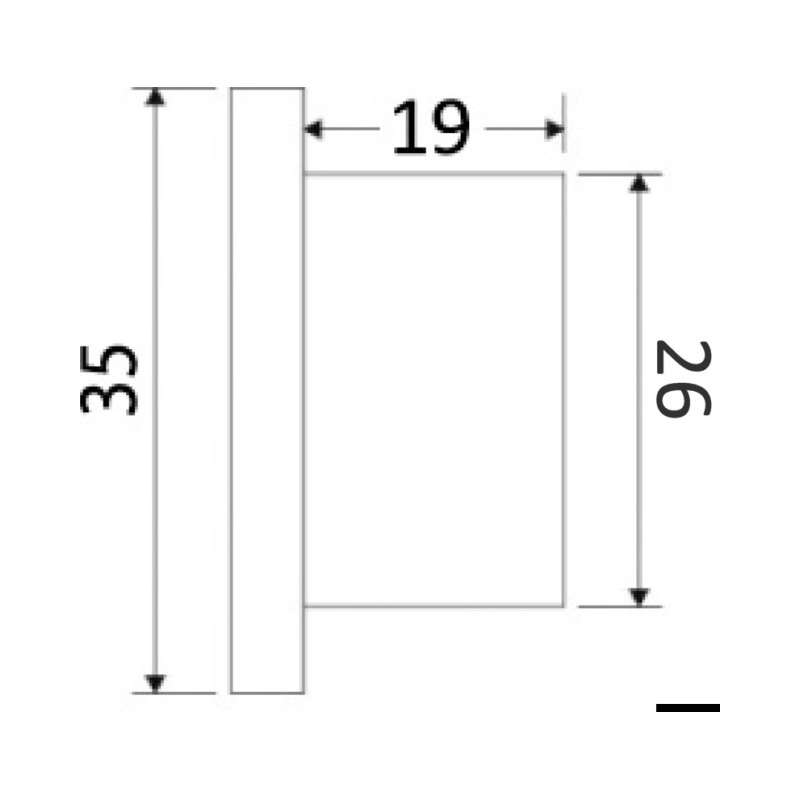 Lumière courtoisie LED à encastrer frontal blanc – Image 4