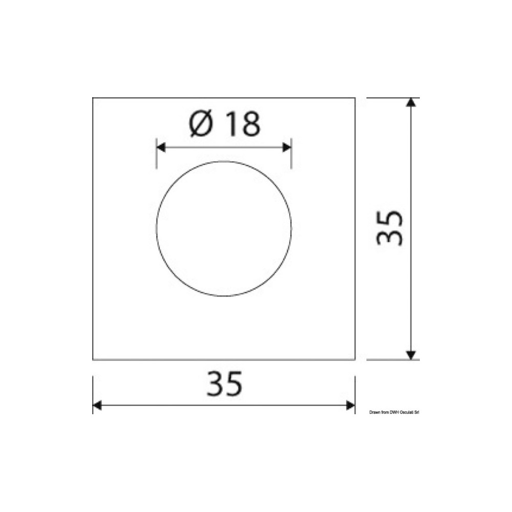 Lumière courtoisie LED à encastrer 12/24V 3W blanc – Image 2