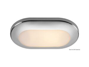Plafonnier Phad poli miroir à encastrer 12 V 20 W