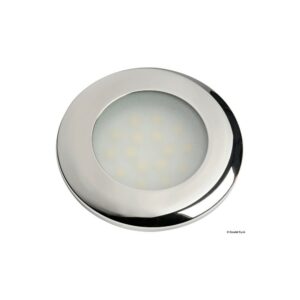 Spot LED Capella poli miroir blanc