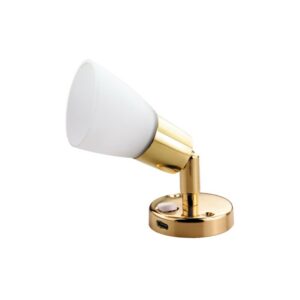 Spot LED laiton avec USB C et interrupteur
