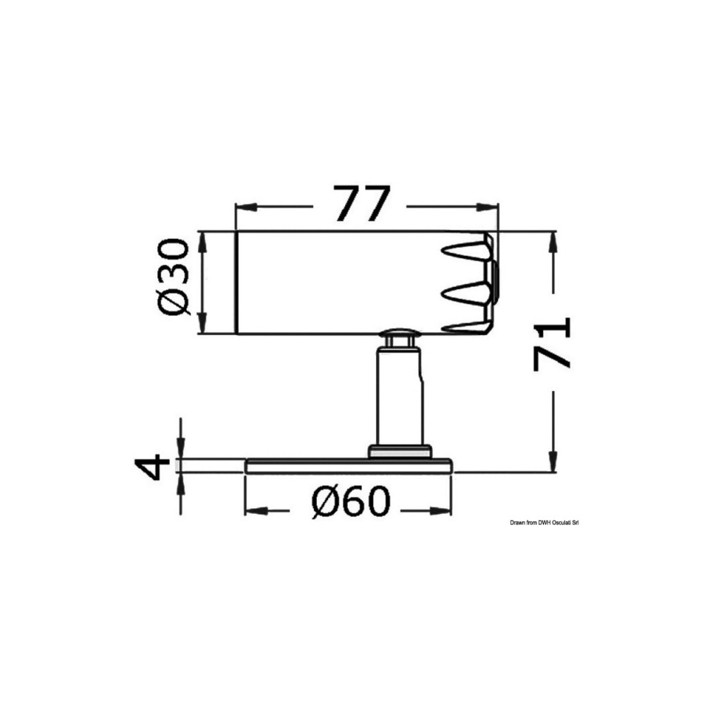 Spot LED articulé Kuma High Power 12/24 V – Image 2
