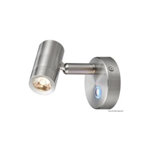 Spot LED dimmable aluminium nickelé