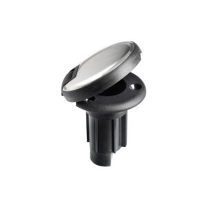 Base nylon+AISI316 base encastrer 3 contacts noir