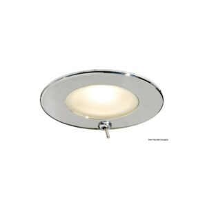 Plafonnier LED à encastrer Atria II poli miroir IP40
