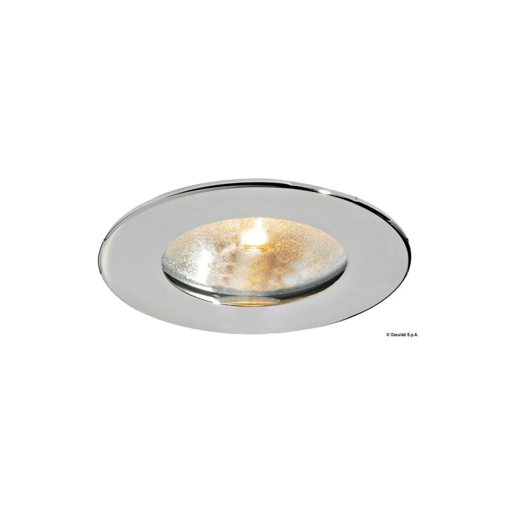 Spot Atria halogène inox poli