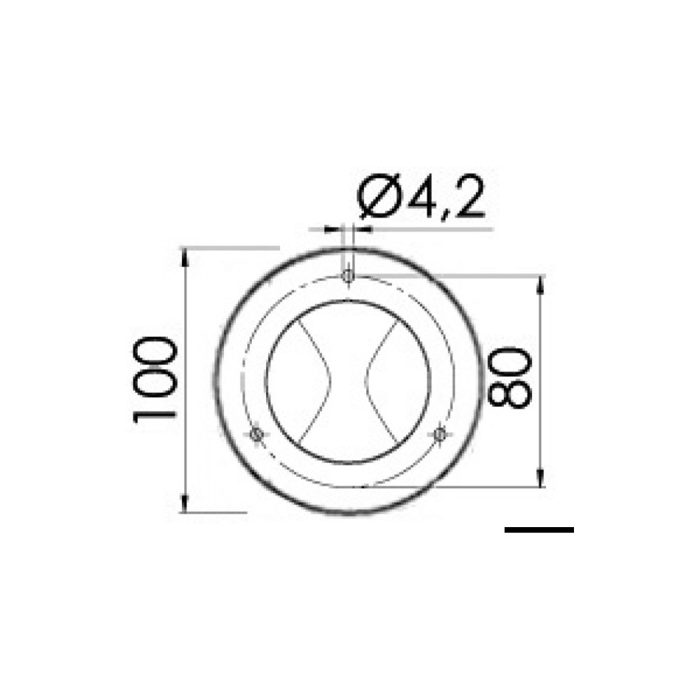 Lampe de table à LED Aurora escamotable lunette rond inox – Image 7