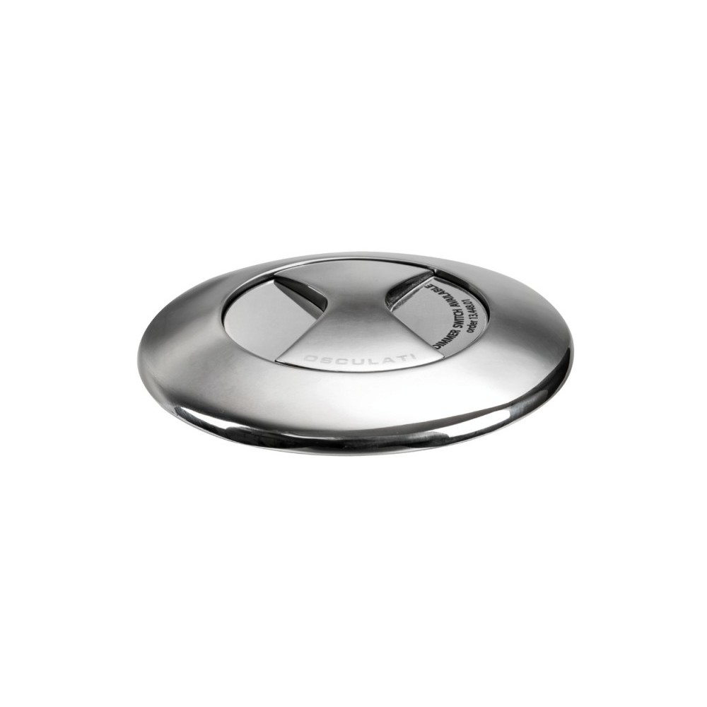 Lampe de table à LED Aurora escamotable lunette rond inox – Image 6