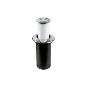 Lampe de table Aurora Compact bague ronde inox