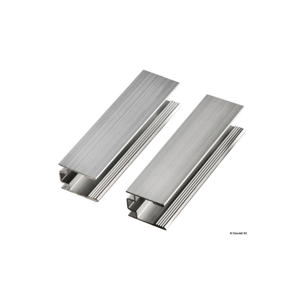 Clip aluminium p.fixer les barres