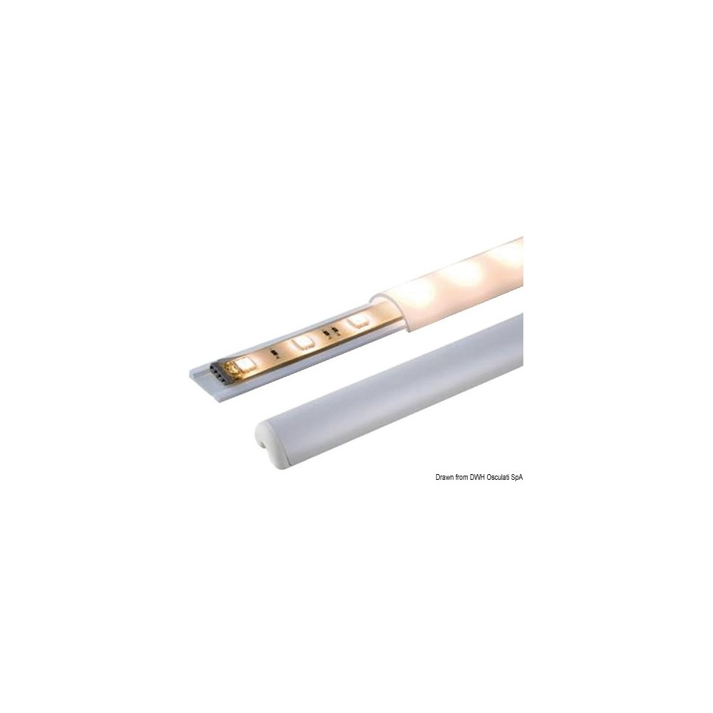 Profil pour englober les barrettes LED 1000 mm