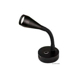 Spot articulé LED BATSYSTEM Leia noir 12V 3W