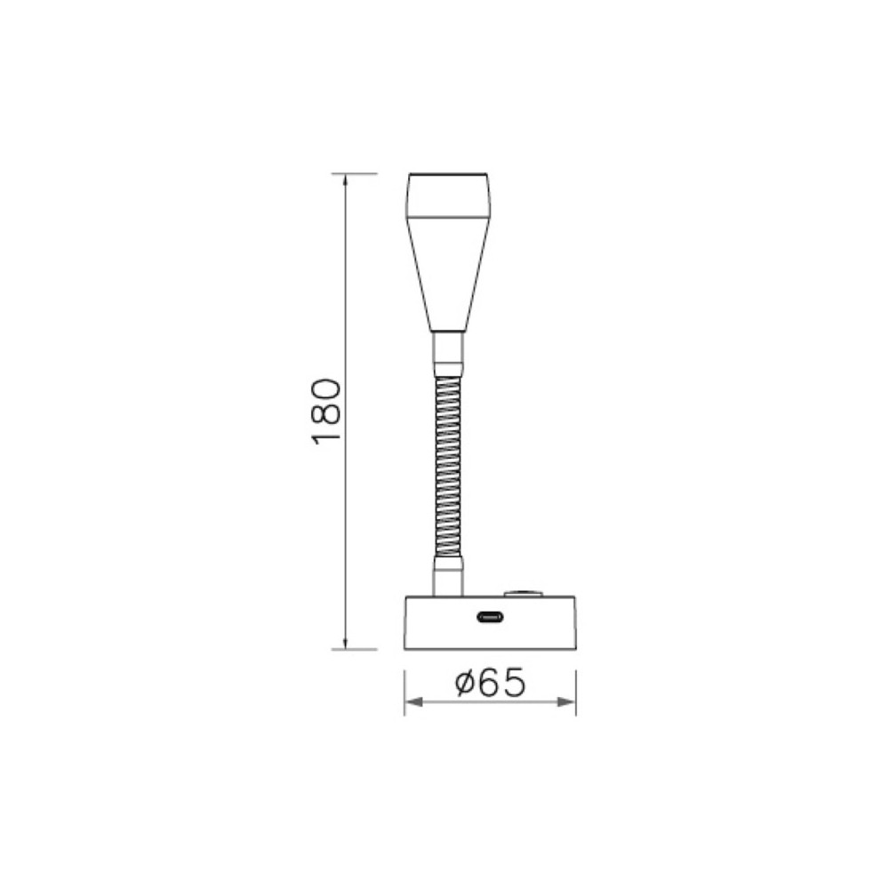 Spot LED articulé noir – Image 3