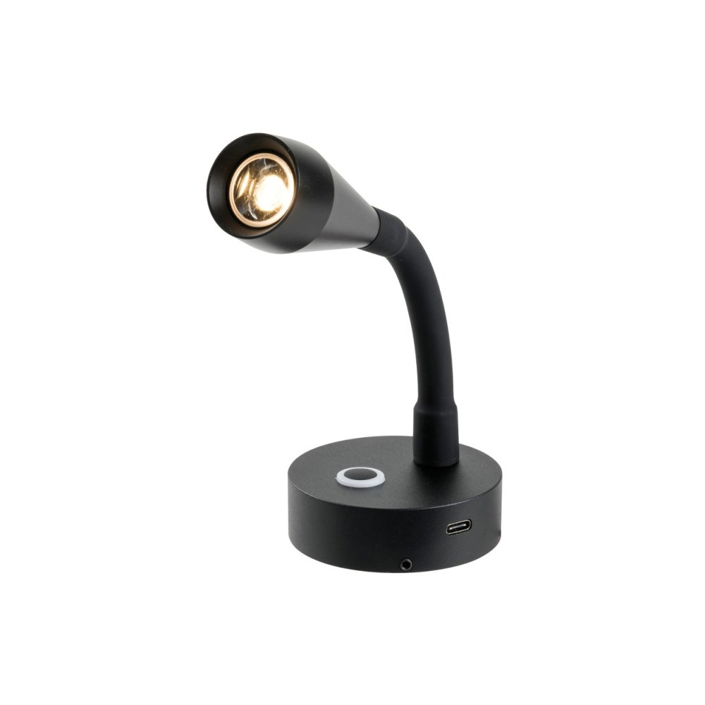 Spot LED articulé noir