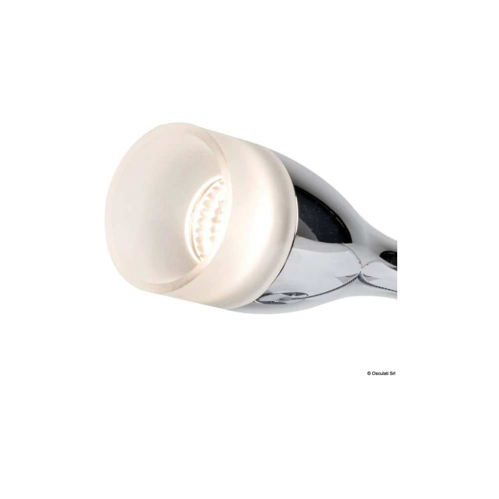 Spot LED articulé poli 400 mm – Image 2